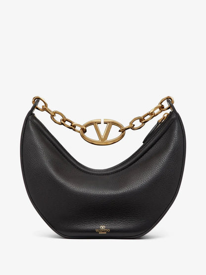 VLogo Small Moon Hobo Bag