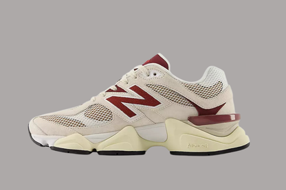 NB 9060 Linen with Monarch Burgundy