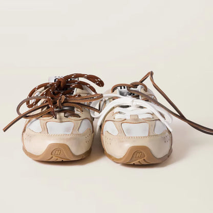 530 SL Mules – Bleached Suede & Gum Sole Ecru Edition