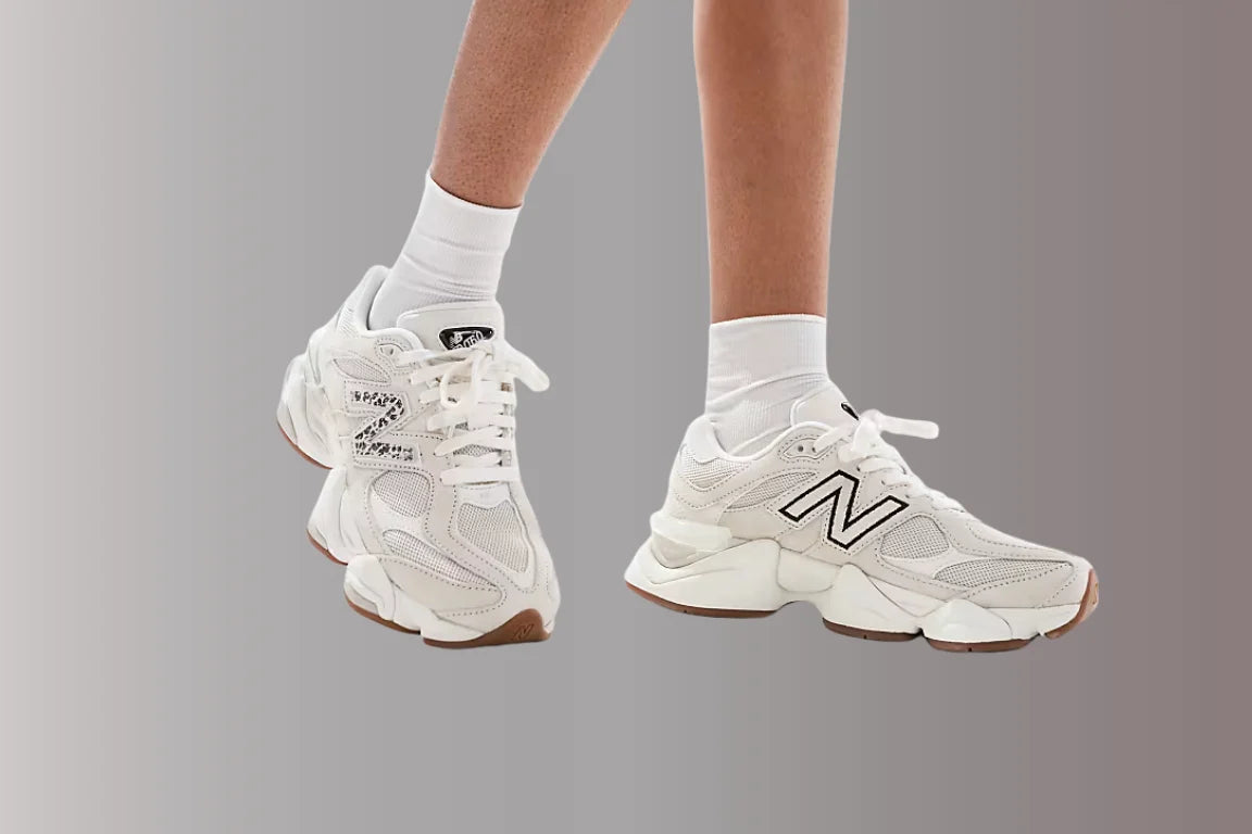 NB 9060 Leopard Detail in beige