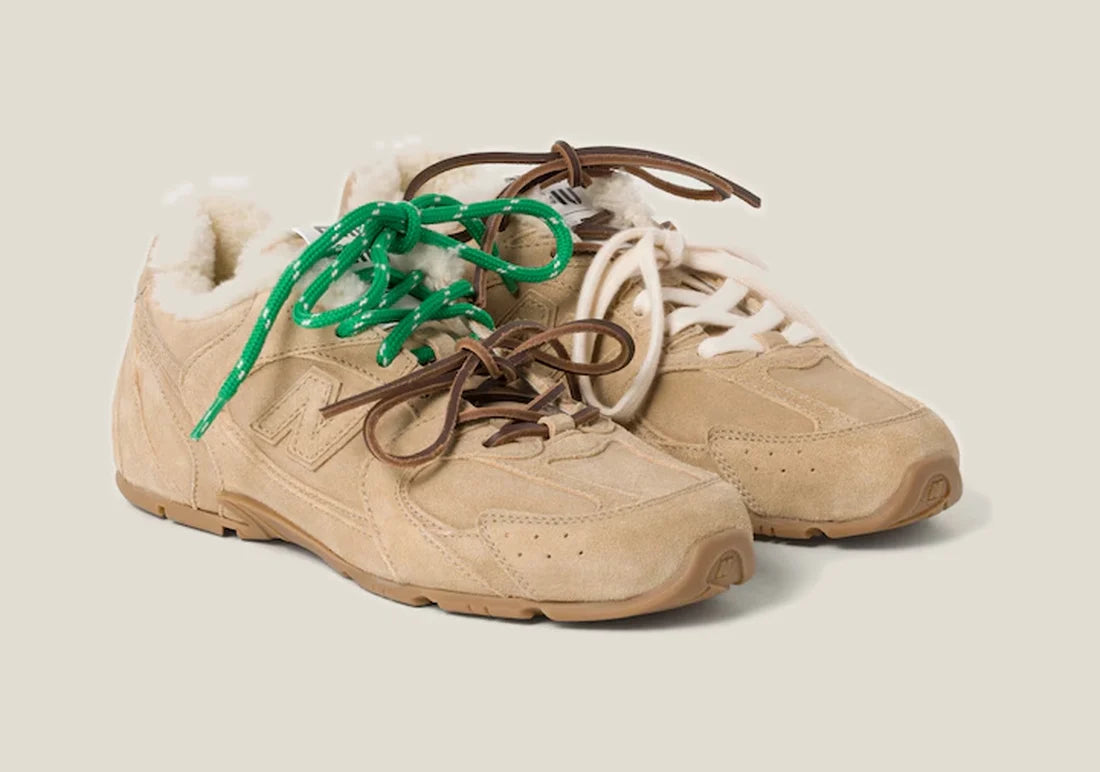 530 SL Runner – Bleached Leather & Shearling Edition (Écru)