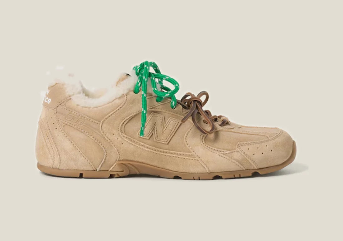 530 SL Runner – Bleached Leather & Shearling Edition (Écru)