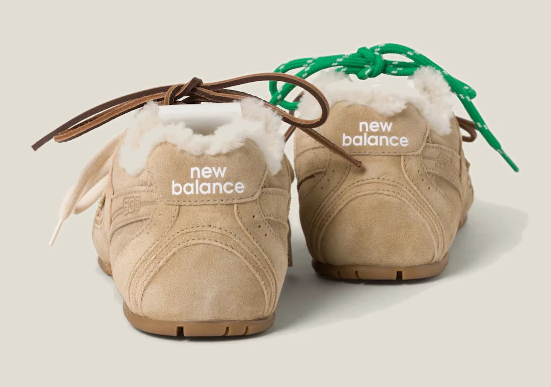 530 SL Runner – Bleached Leather & Shearling Edition (Écru)