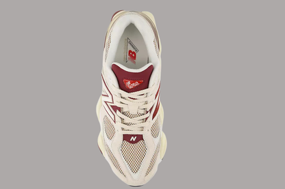 NB 9060 Linen with Monarch Burgundy