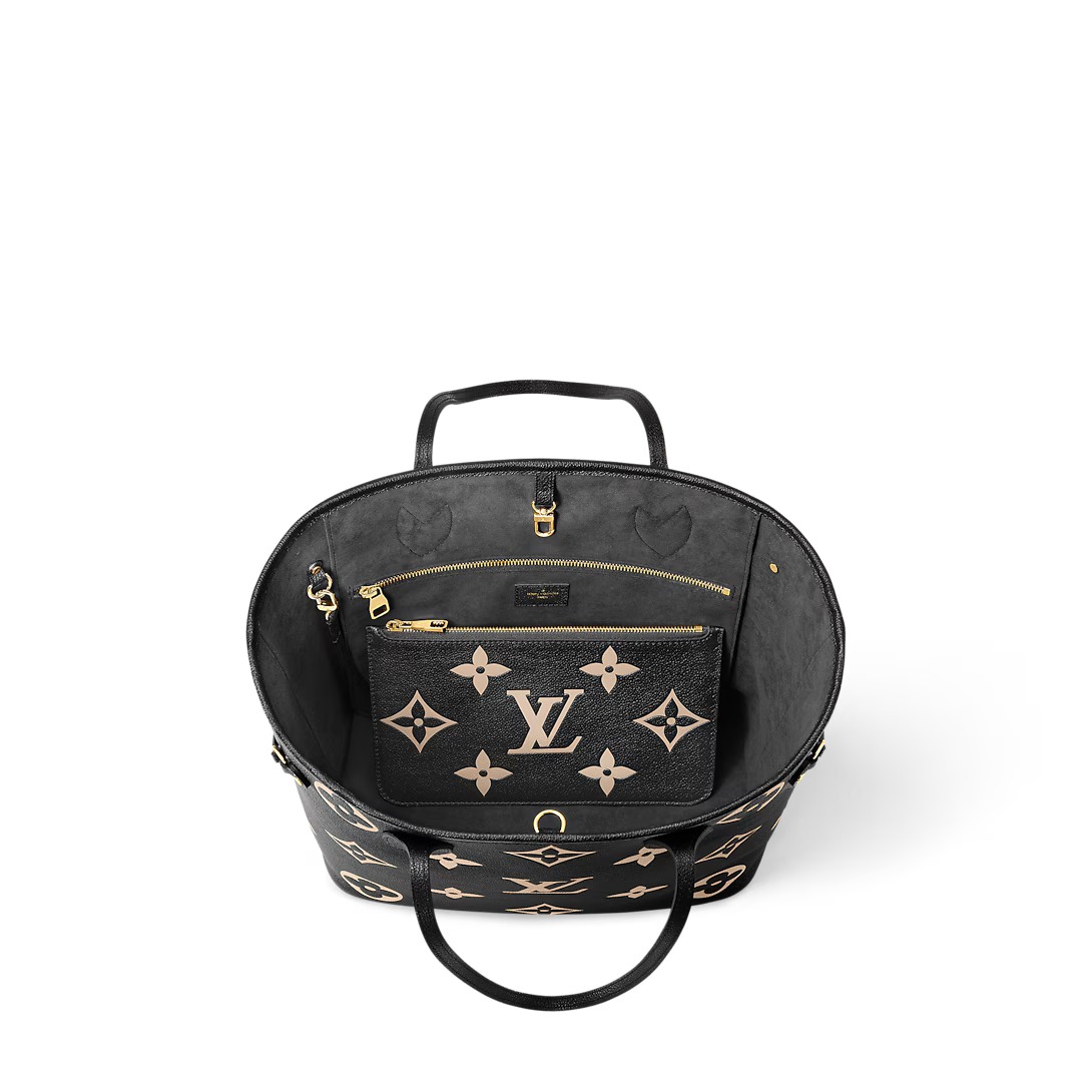 Never Full MM - Monogram Empreinte leather