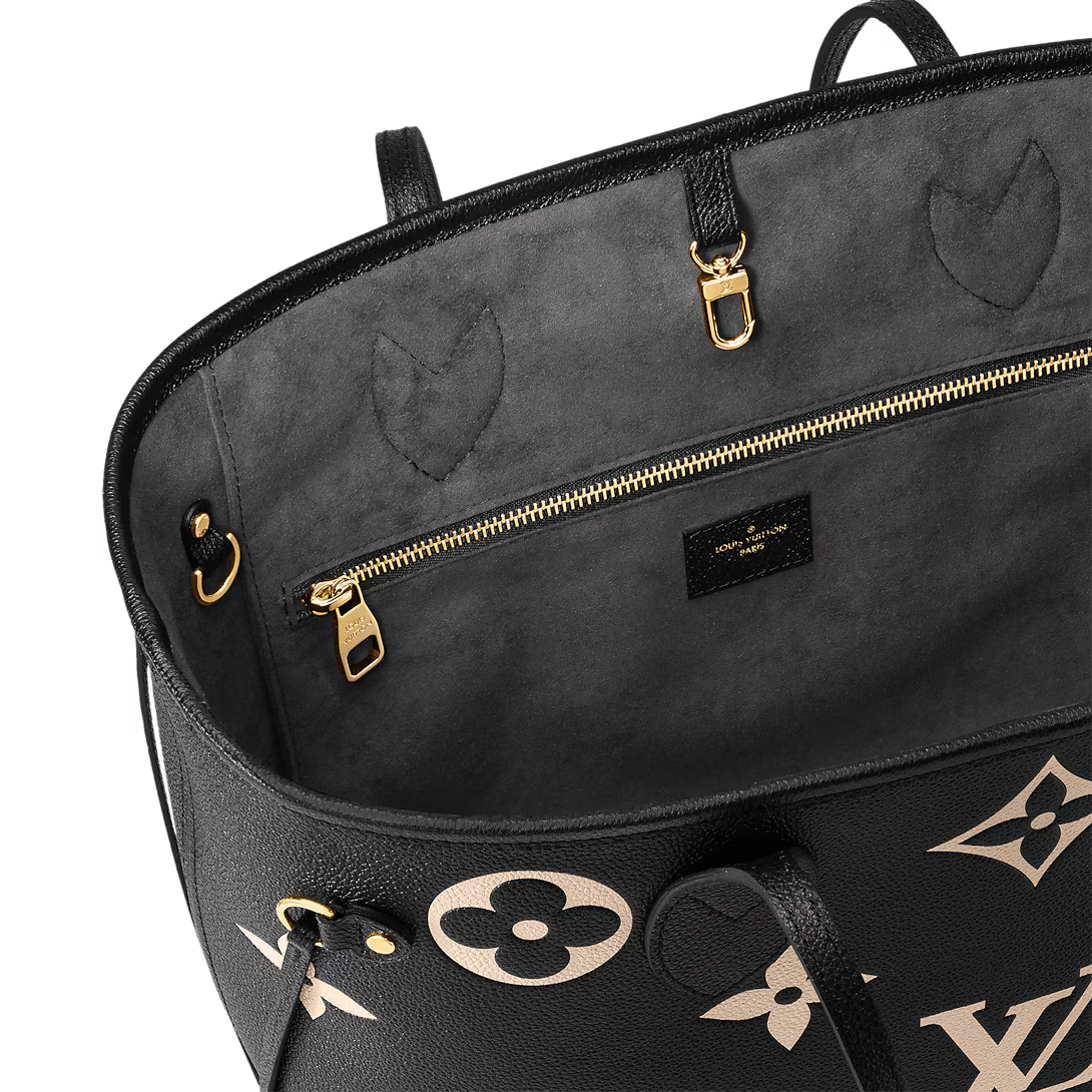 Never Full MM - Monogram Empreinte leather