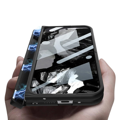 Pixel Fold Case with Pen & Hinge Guard