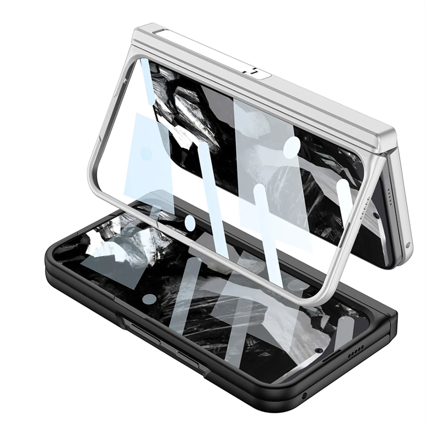 Pixel Fold Case with Pen & Hinge Guard