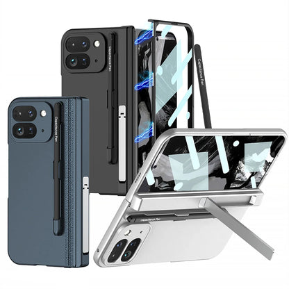 Pixel Fold Case with Pen & Hinge Guard