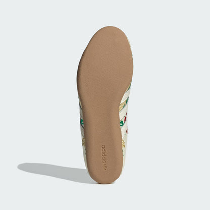 Tokyo floral-embroidered sneakers - White
