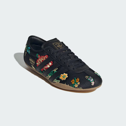 Tokyo floral-embroidered sneakers - Black