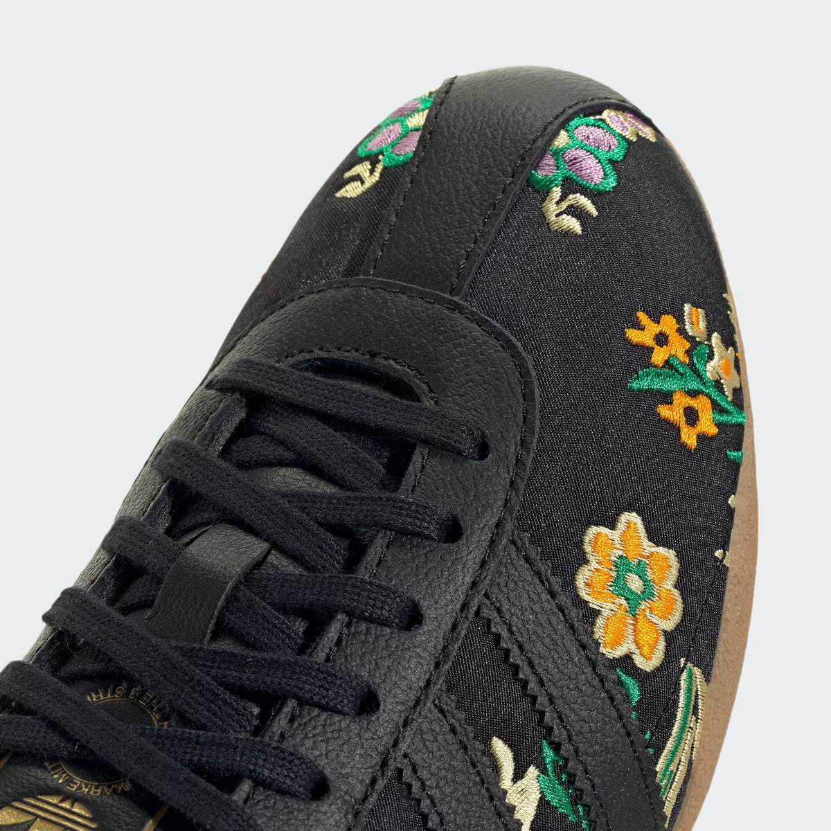 Tokyo floral-embroidered sneakers - Black