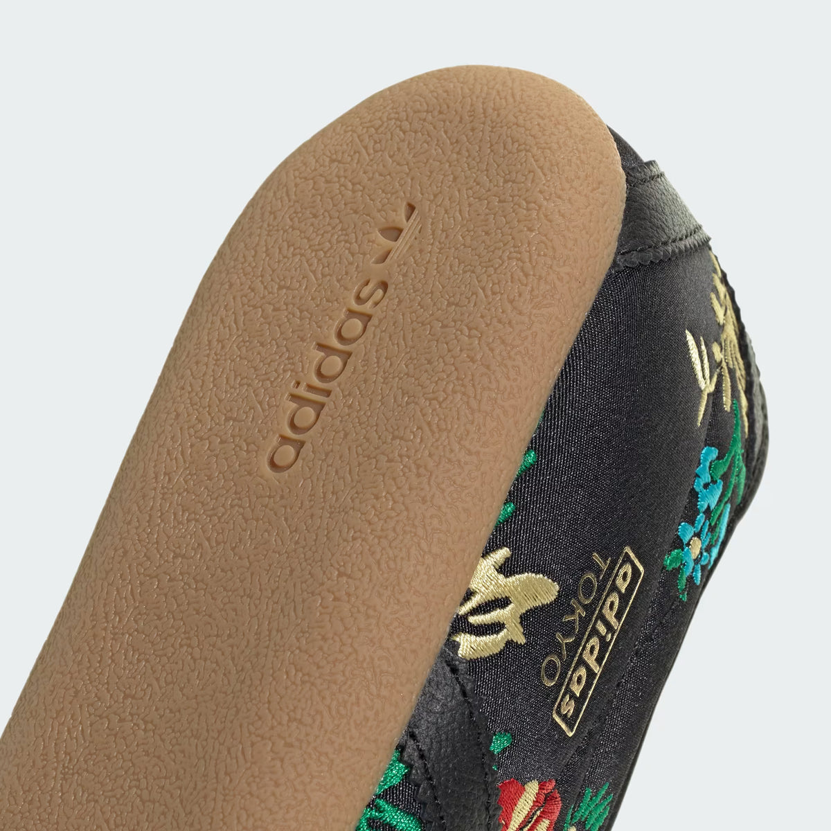 Tokyo floral-embroidered sneakers - Black