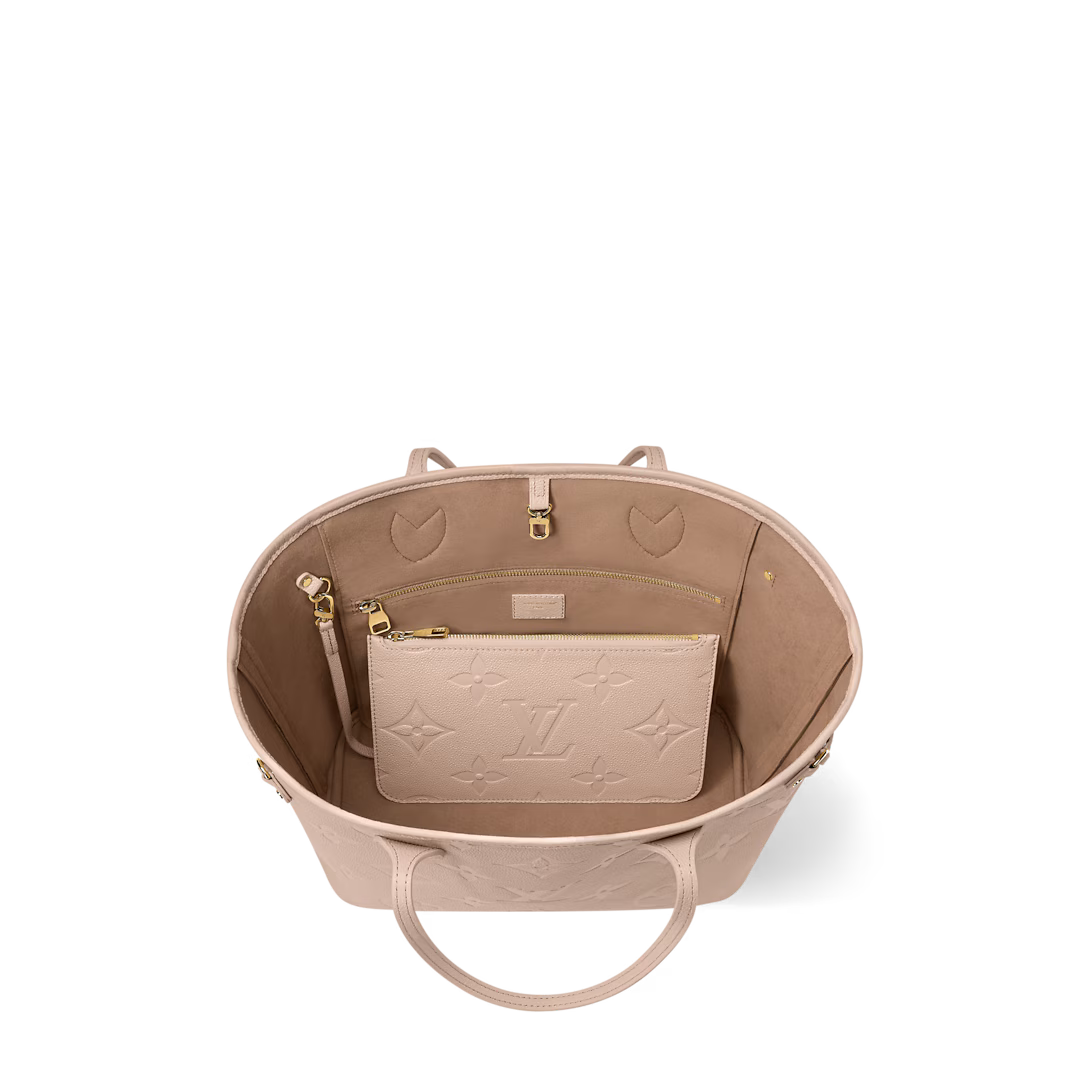 Never Full MM - Monogram Empreinte leather