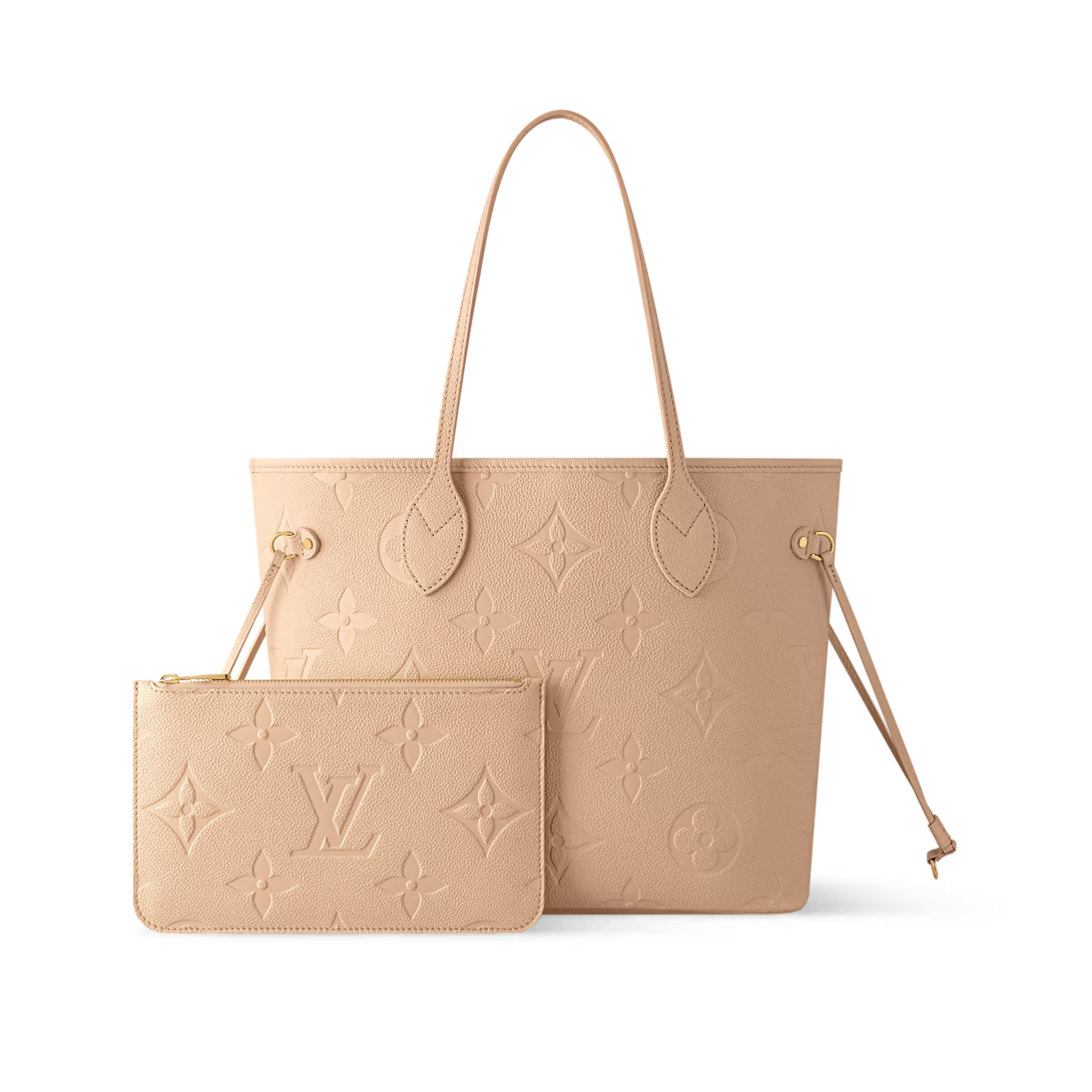 Never Full MM - Monogram Empreinte leather