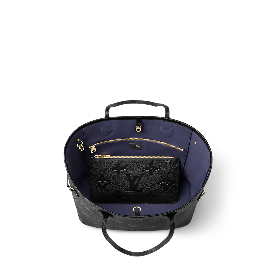 Never Full MM - Monogram Empreinte leather