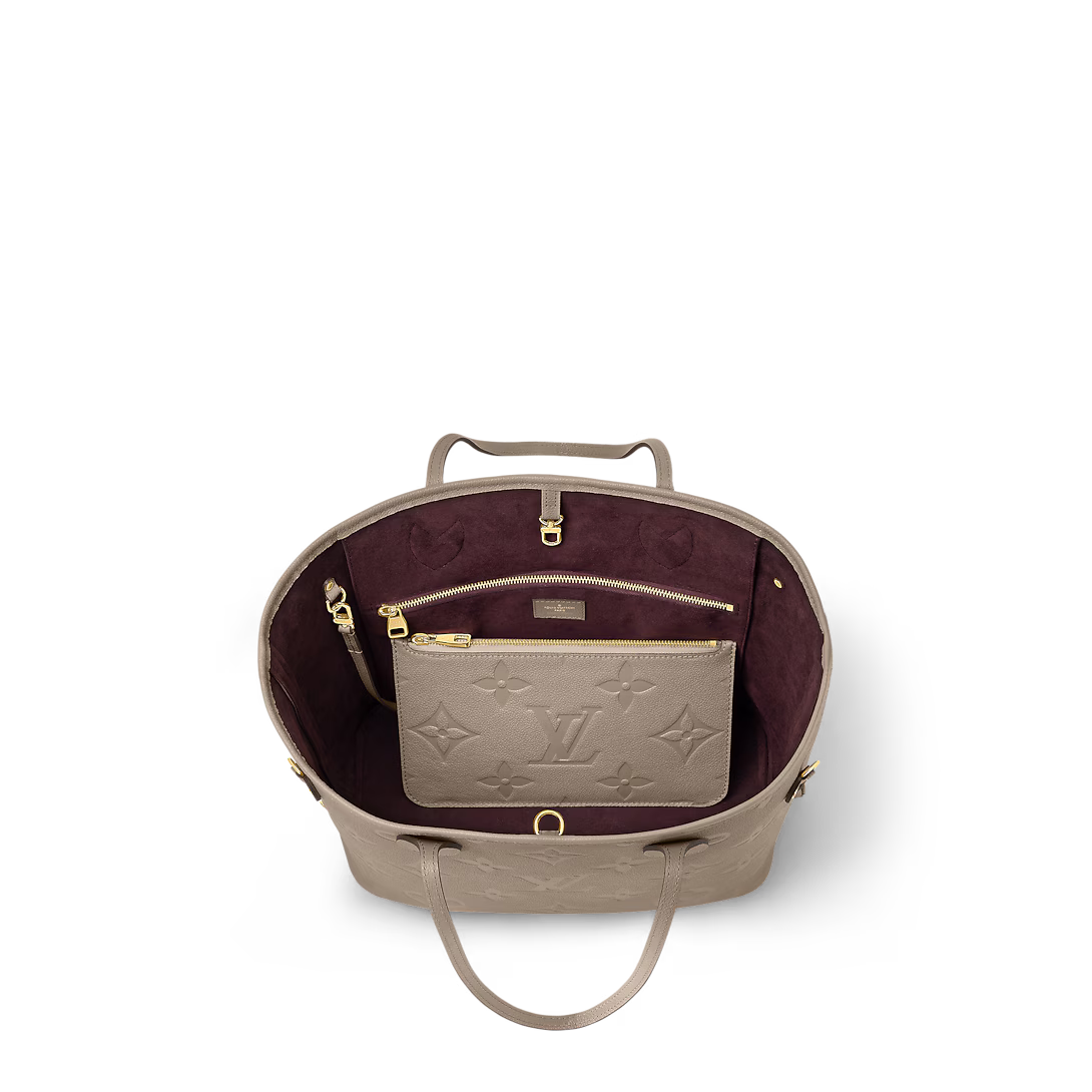 Never Full MM - Monogram Empreinte leather